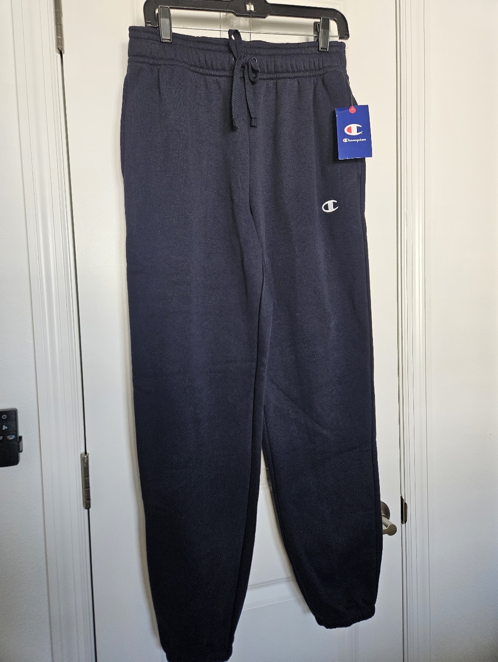 NWT Mens Champion Fleece Sinch Pant Jogger Navy Blue Size S $60